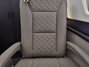 Cessna Citation Sovereign | Interior View of a Private Seat Near the Exit 