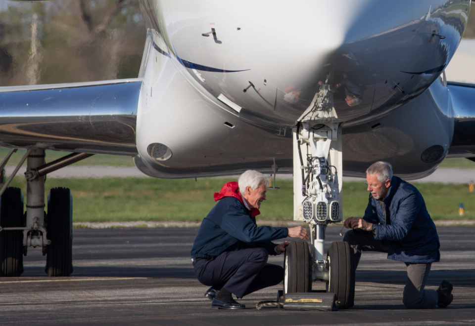 American Air Charter Maintenance at Spirit of St. Louis Airport