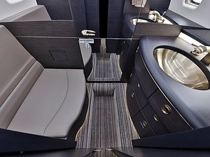 Cessna Citation Sovereign | Private Bathroom with Sink and Toilet