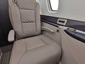 Cessna Citation Sovereign | Interior view of Private Chair with a Window