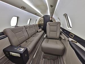 Cessna Citation Sovereign | Interior View of the Cabin and All Seating Options 